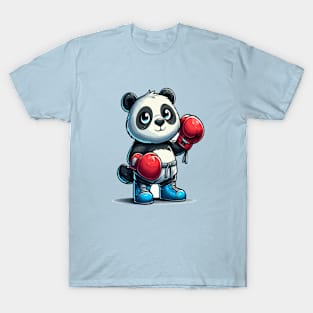 funny boxing panda T-Shirt